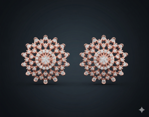 Mandala Bloom Diamond Tops