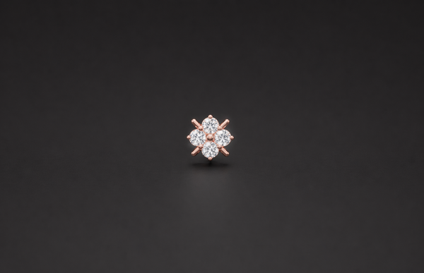 ROSE BLOOM NOSE PIN