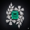 Emerald Bloom Diamond Ring