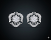 Celestial Floral Diamond Studs