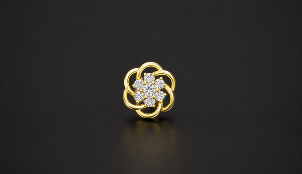 ROSE BLOOM NOSE PIN