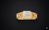 Royal Cluster Diamond Gents Ring