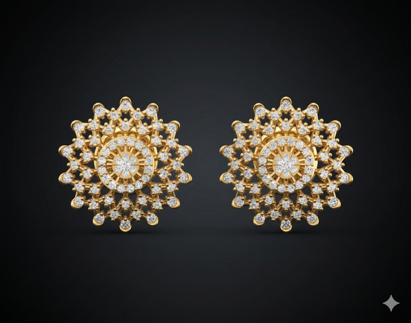 Mandala Bloom Diamond Tops