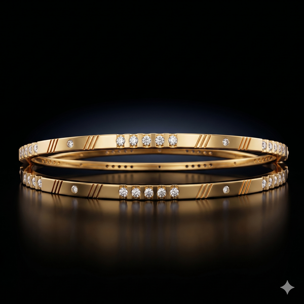 Infinity Gleam Bangles