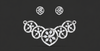 FLORAL ORBIT PENDANT AND EARING SET