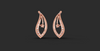 ELEGANT LEAF DROP STUD EARING