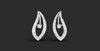 MARQUISE LEAF GRACE PENDANT AND EARING SET