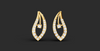 MARQUISE LEAF GRACE PENDANT AND EARING SET