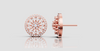 DIAMOND SUNFLOWER STUDS EARING