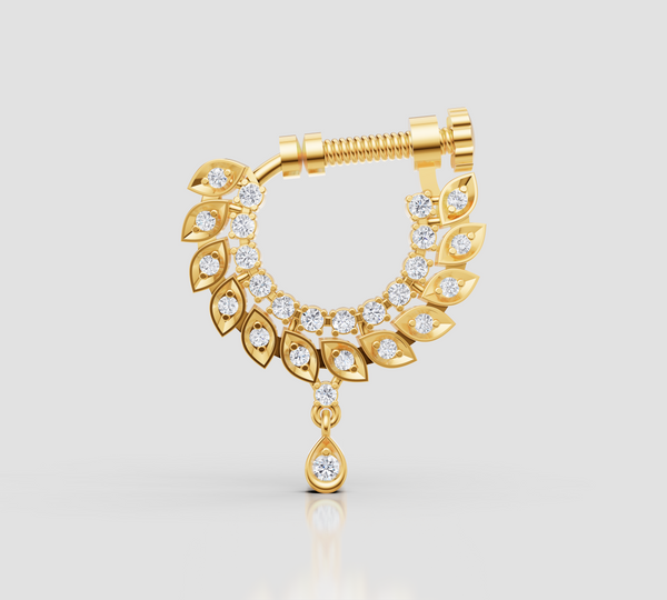 RAJWADI PUSHPA NATH NOSE PIN