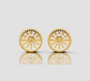 DIAMOND SUNFLOWER STUDS EARING