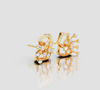 ROSE FIRE DIAMOND BLOOM EARING