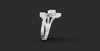 TRINITY BAGUETTE WRAP RING