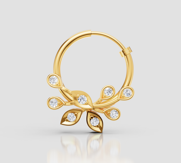 VELORA LEAF NATH NOSE PIN