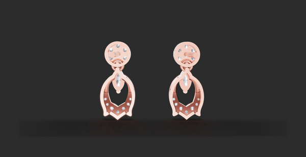 AURA MARQUISE DROP EARING