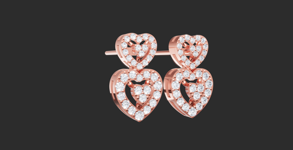 HEART DROP EARING
