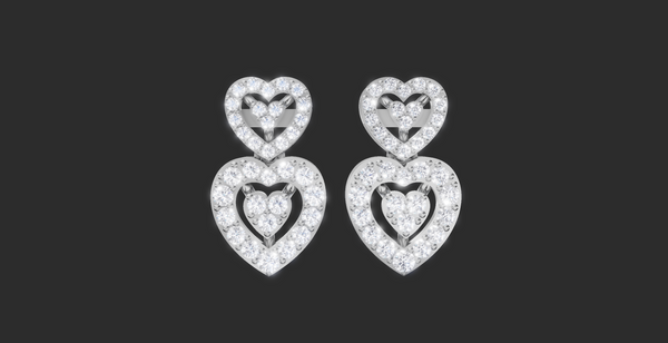 HEART DROP EARING
