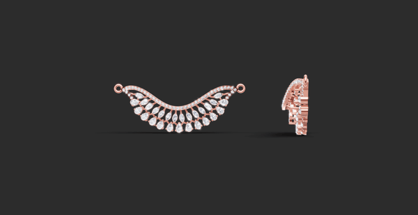 RAIN DROP RAIDIANT PENDANT AND EARING SET