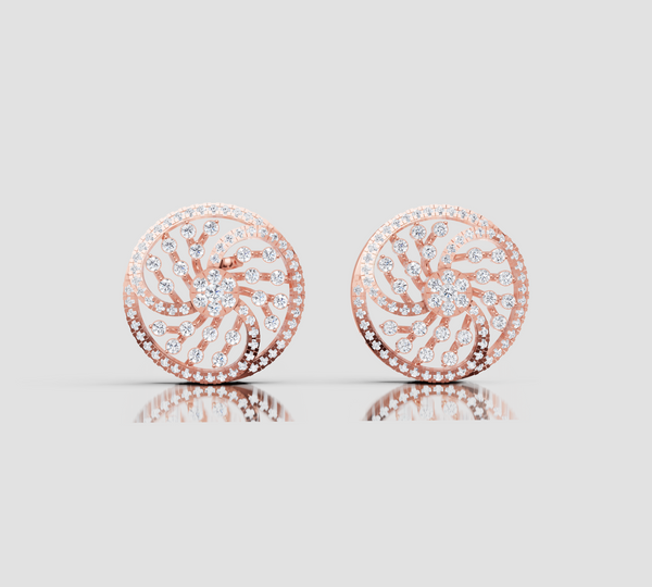 GALAXY TWIST STUDS EARING