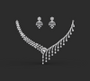 ELEGANT RAINDROP NECKLACE SET