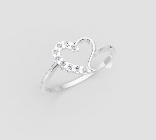 ETERNAL HEART DIAMOND RING