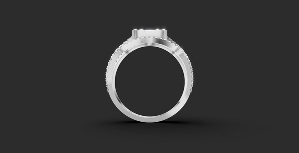 ETERNA SQUARE DIAMOND RING