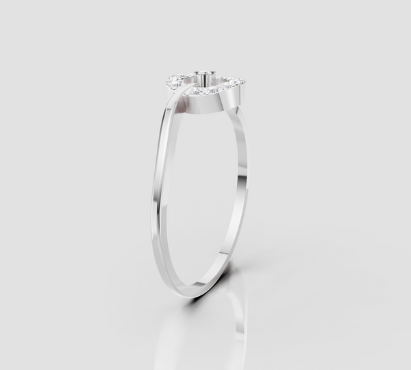 LUNA CIRCLE DIAMOND RING