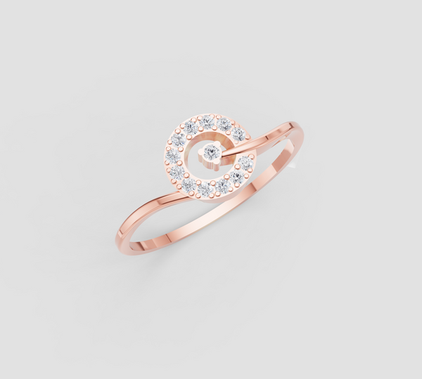 LUNA CIRCLE DIAMOND RING
