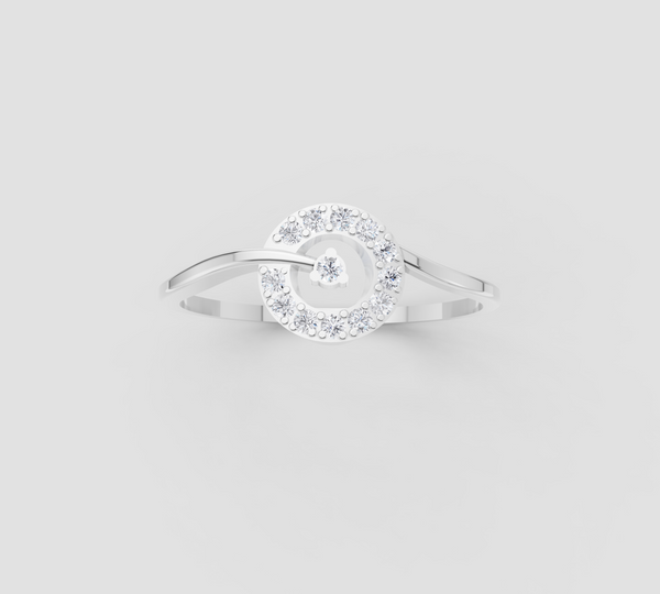 LUNA CIRCLE DIAMOND RING