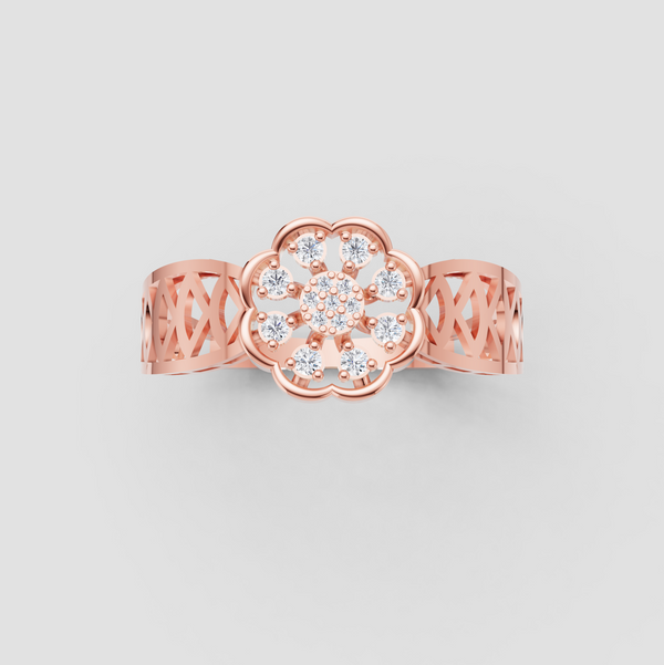 ROYAL PETAL HALO RING
