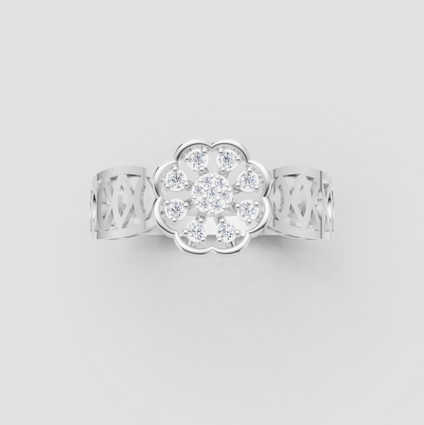 ROYAL PETAL HALO RING