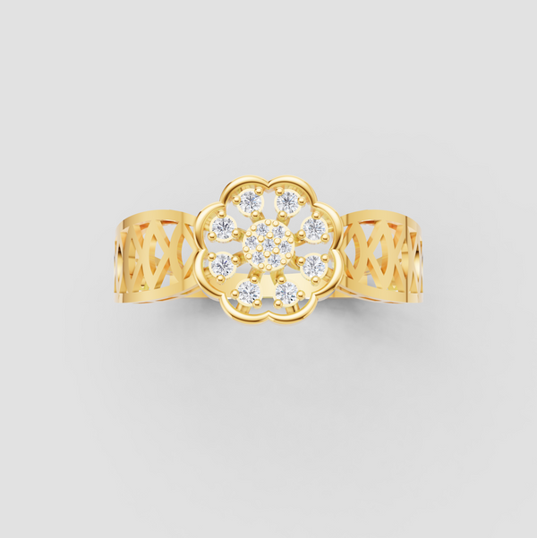 ROYAL PETAL HALO RING