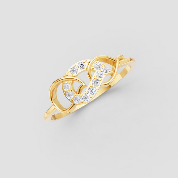 TWIN LOOP ELEGANCE RING