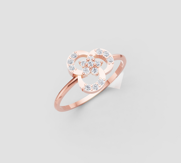 FLORAL HARMONY GOLD RING