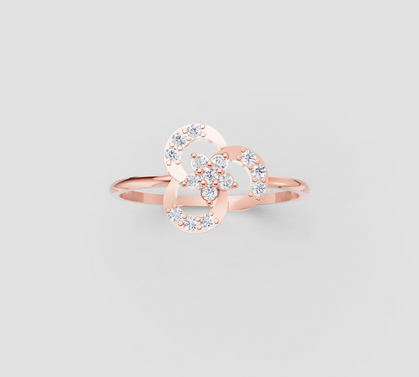 FLORAL HARMONY GOLD RING
