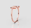 TRI-AURA DIAMOND GOLD RING