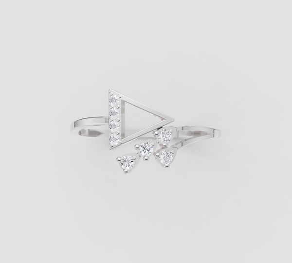 TRI-AURA DIAMOND GOLD RING