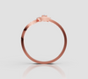 AMORA HEART TWIST DIAMOND RING