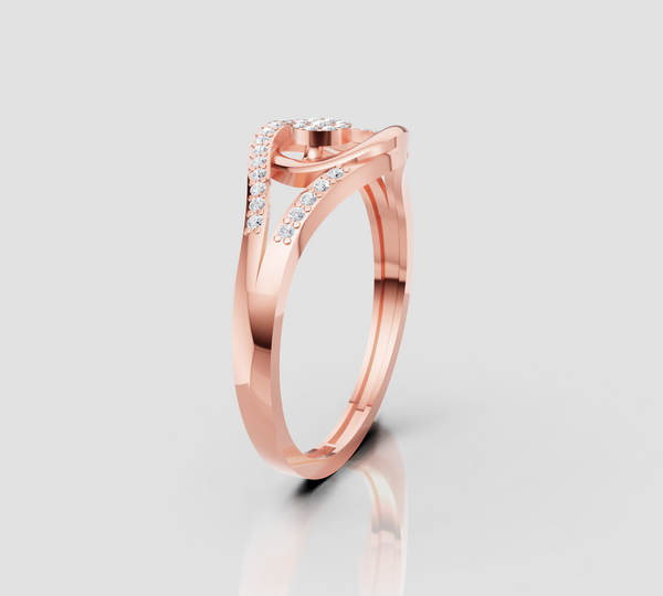 SPARKLING CIRCLE DIAMOND RING