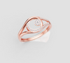 SPARKLING CIRCLE DIAMOND RING