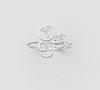 TRIVELLE CLASSSIC FLOWER DIAMOND RING