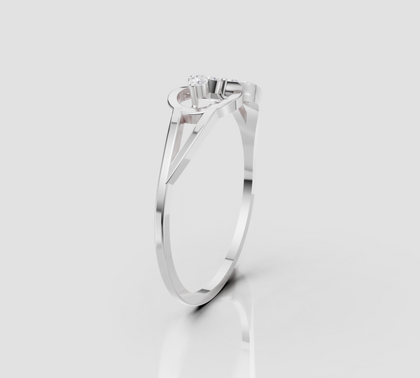 TWING HALO DIAMOND RING