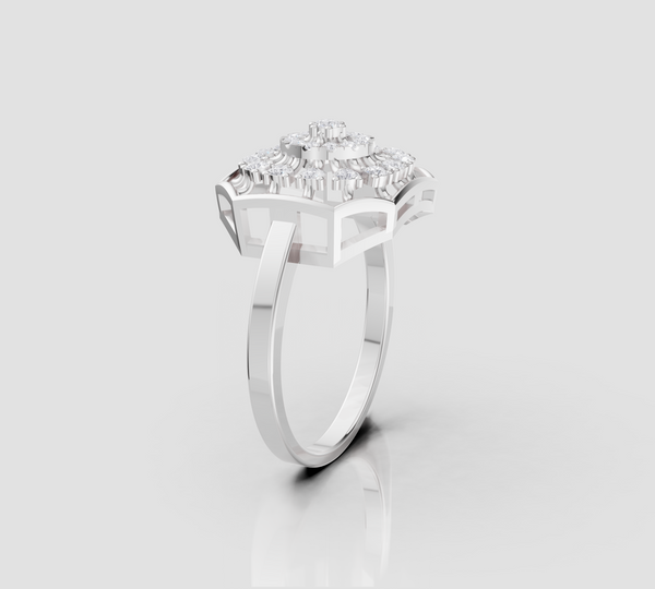 OCTA BLOOM DIAMOND RING