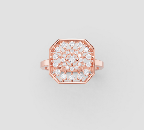 OCTA BLOOM DIAMOND RING