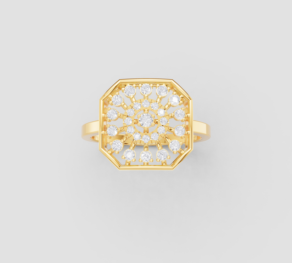 OCTA BLOOM DIAMOND RING