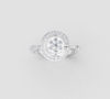 FLORAL STAR HALO RING