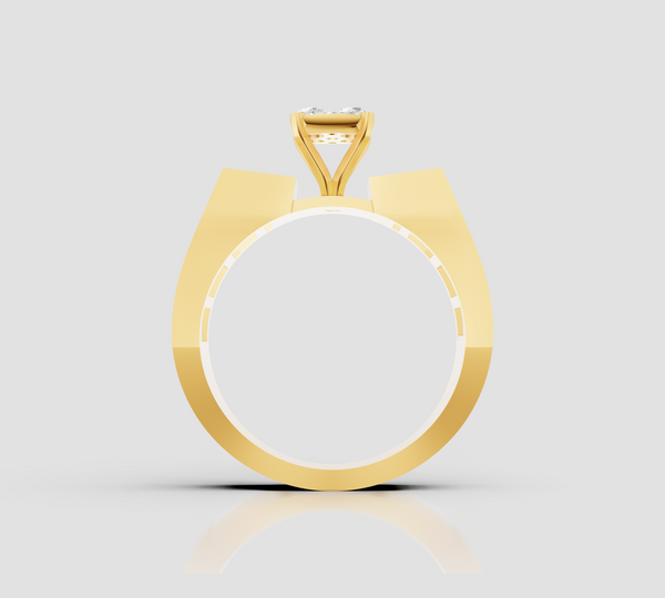 SQUARE CLUSTER DIAMOND RING