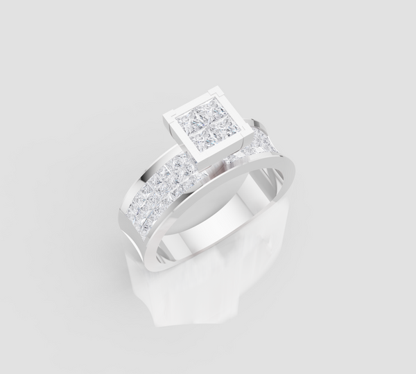 IMPERIAL SQUARE ROYAL DIAMOND RING