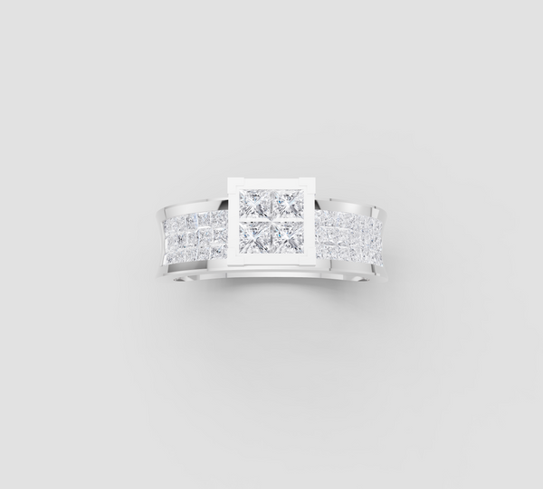 IMPERIAL SQUARE ROYAL DIAMOND RING