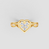 HALO HEART RING